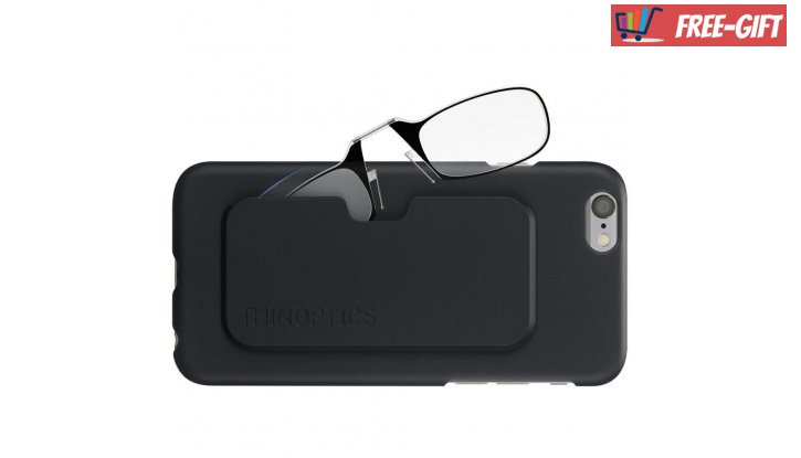 Очила по модел ThinOptics,  за четене от +1.0 до +2.5 (Черни) снимка #0