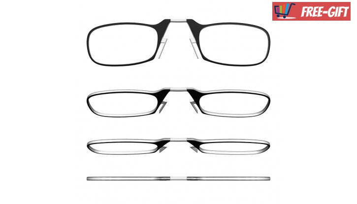 Очила по модел на ThinOptics,  за четене от +1.0 до +2.5 (Черни) снимка #4