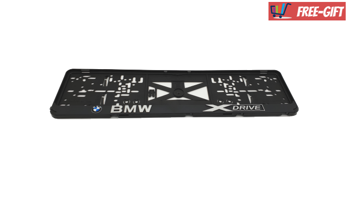 Рамка за номер на автомобил BMW X-drive снимка #0