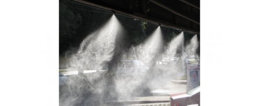 Водна мъгла - Система за охлаждане с водна мъгла 15м, 8 дюзи снимка #3