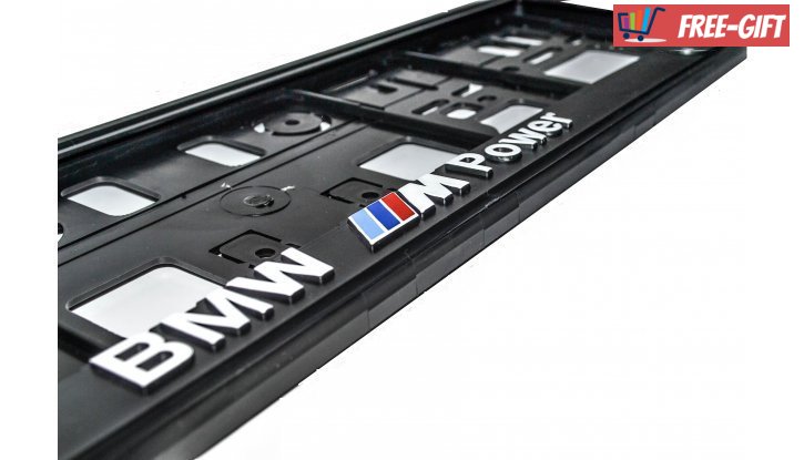 Рамка за номер на автомобил BMW M-Power снимка #3