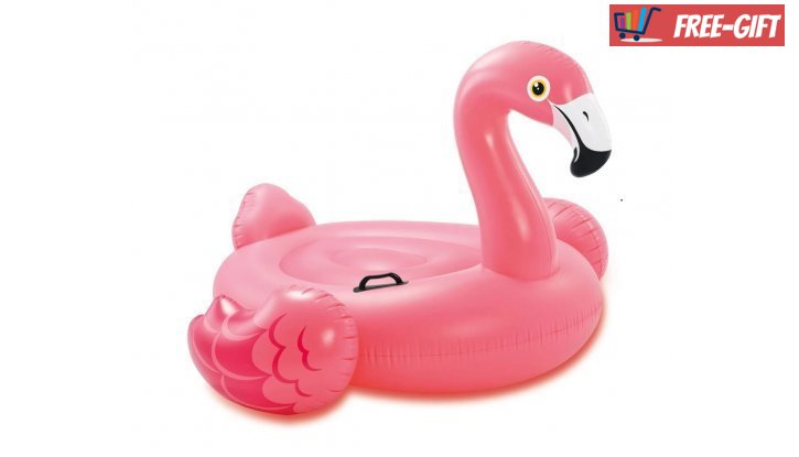 Надуваема играчка Розово фламинго INTEX Flamingo Ride-on снимка #1