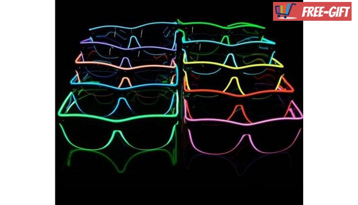 Пaрти LED очила стил Ray Ban снимка #5