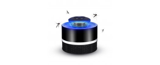 Стилна USB Лампа капан за комари със засмуквател снимка #2