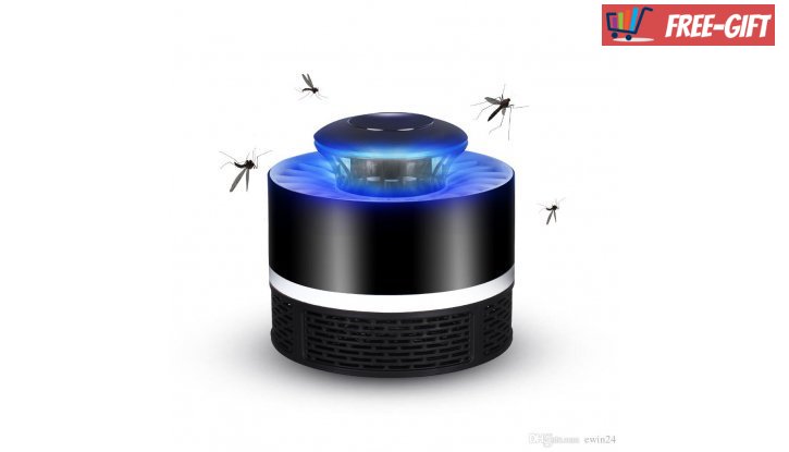 Стилна USB Лампа капан за комари със засмуквател снимка #2