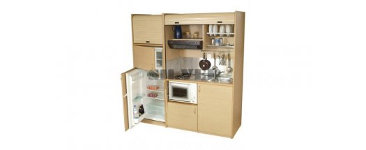 Мини-кухня KS 190 Голям хладилник, малка фурна снимка #0