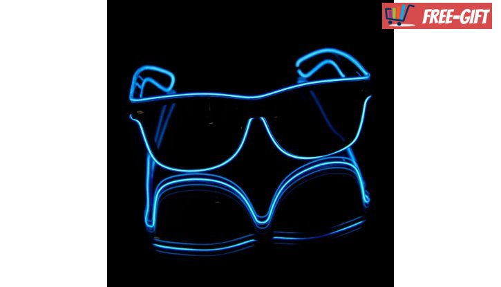 Пaрти LED очила стил Ray Ban снимка #0