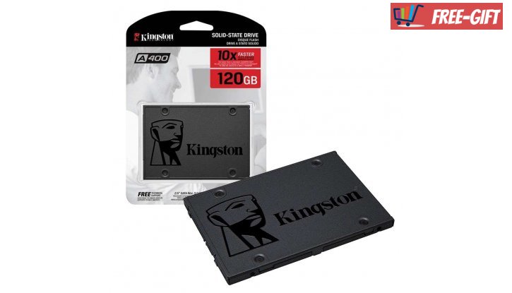 SSD 120GB Kingston A400 (SA400S37/120G), 2.5", SATA 3, TLC снимка #1