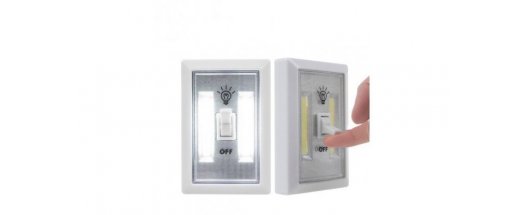 2 броя Автономна LED лампа ключ с магнитно закрепване/винт снимка #0