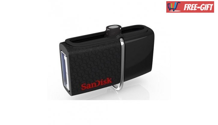 USB памет 16GB SanDisk Ultra Dual OTG, USB 3.0/microUSB снимка #3