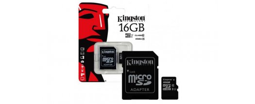 Голяма, бърза и здрава карта памет 16GB CLASS 10 KINGSTON с адаптер за всеки телефон и таблет. Снимай цяла година!!! снимка #1