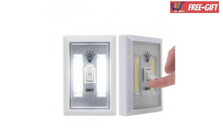 2 броя Автономна LED лампа ключ с магнитно закрепшане/винт снимка #0