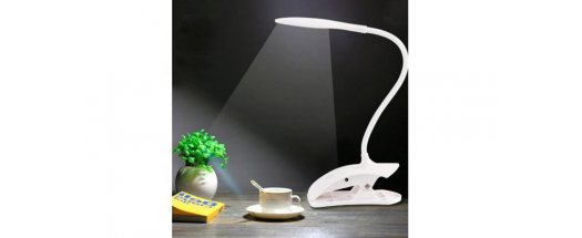 Стилна универсална самостояща LED лампа - щипка iLED MH005  снимка #2