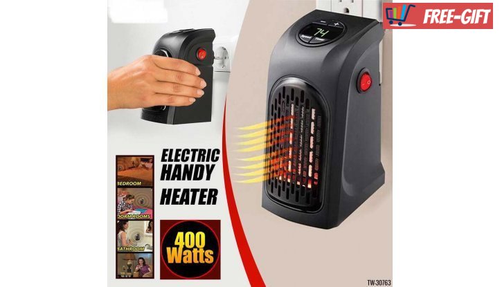 Компактна вентилаторна печка HANDY HEATER 400W на извънземна цена снимка #0