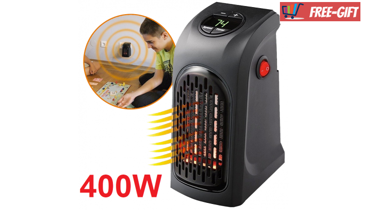 Компактна вентилаторна печка HANDY HEATER 400W на извънземна цена снимка #2