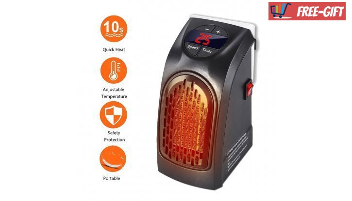 Компактна вентилаторна печка HANDY HEATER 400W на извънземна цена снимка #1