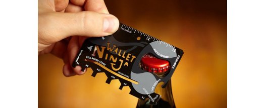  Wallet Ninja 18 в 1. Джобен инструмент с формата на кредитна карта - 2 броя снимка #3