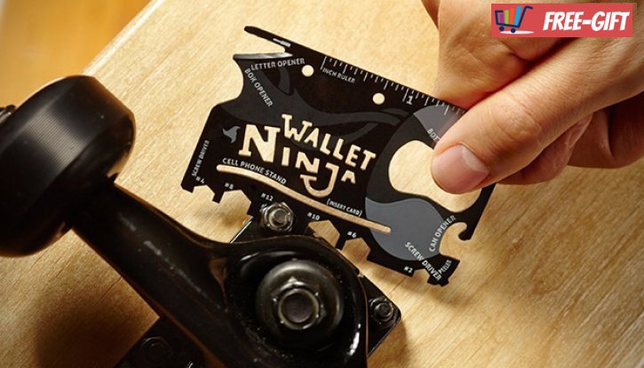  Wallet Ninja 18 в 1. Джобен инструмент с формата на кредитна карта - 2 броя снимка #5