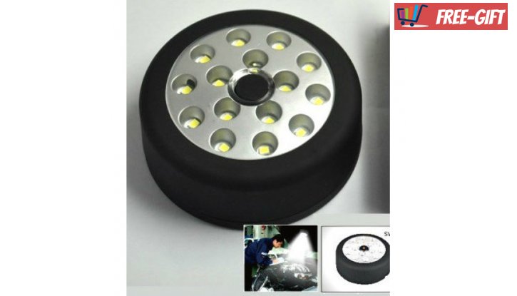 LED лампичка с магнит oт 15 диода снимка #2
