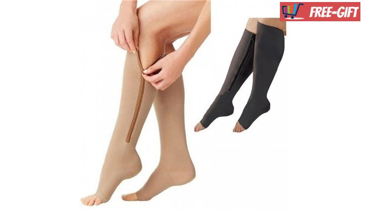 Компресивни чорапи с цип снимка #1