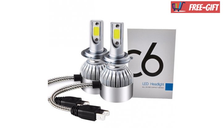 2 броя LED Диодни крушки H7 за автомобил  снимка #1