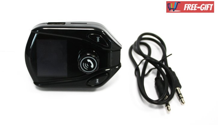 FM трансмитер за кола с BLUETOOTH, AUX вход и USB порт  снимка #3
