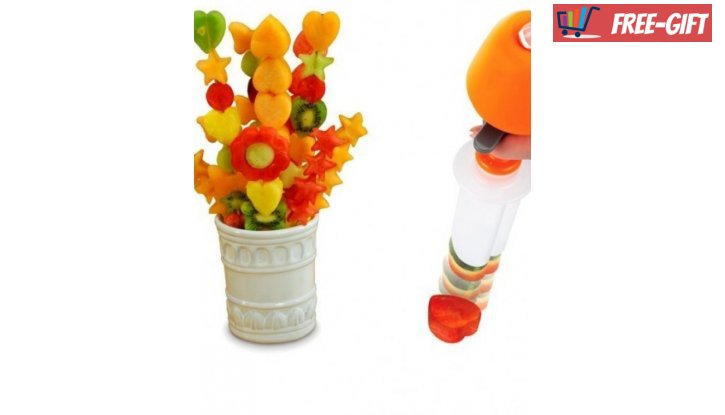 Уред за декоративно рязане на плодове и зеленчуци Pop chef снимка #5