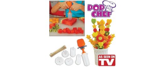 Уред за декоративно рязане на плодове и зеленчуци Pop chef снимка #1