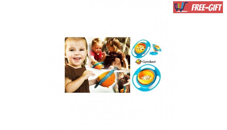 Детска купа за хранене която не се обръща Gyro Bowl снимка #1