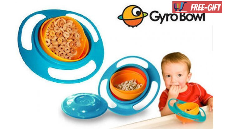 Детска купа за хранене която не се обръща Gyro Bowl снимка #0
