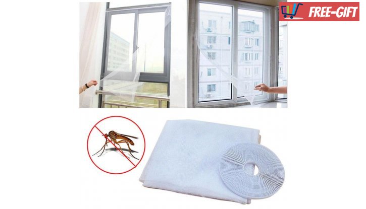 Мрежа против насекоми за прозорец 1.3 х 1.5 метра - 2 броя снимка #0
