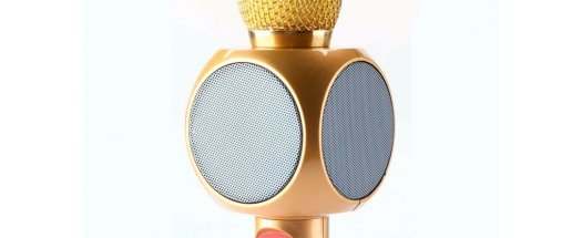 Безжичен BLUETOOTH караоке микрофон с LED светлини снимка #1