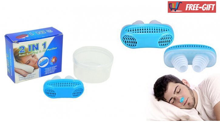 2 в 1 продукт за спокоен сън - Ортеза против хъркане и филтър за пречистване на въздуха снимка #3