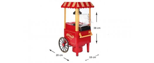 Ретро машина за пуканки Old fashioned popcorn maker снимка #4
