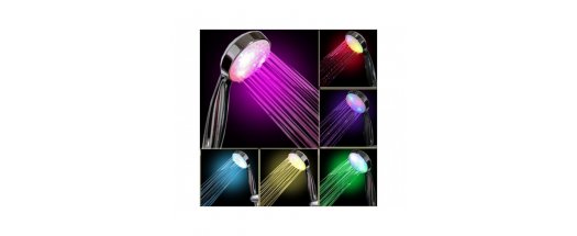 RGB LED душ слушалка снимка #0