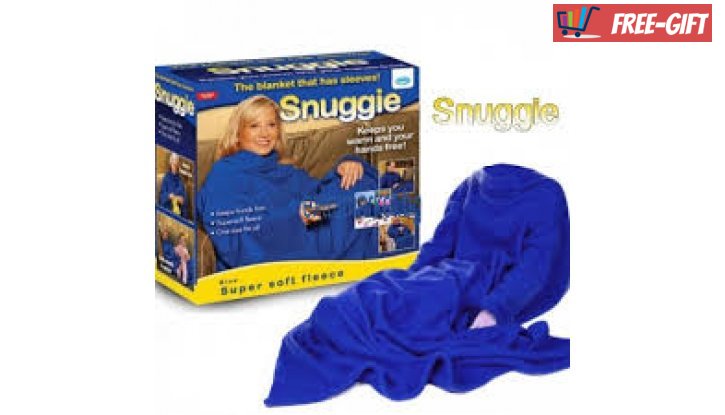 Одеяло с ръкави Snuggie - топла прегръдка през студените зимни месеци снимка #0