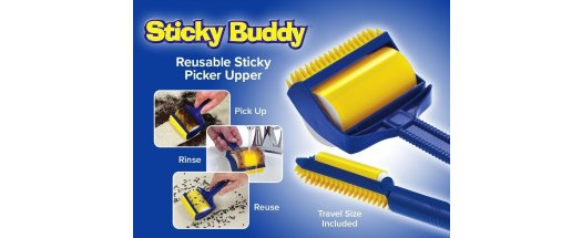 Уред за почистване от косми и прах Sticky Buddy  снимка #2