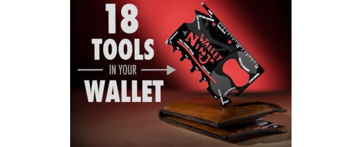 ! Wallet Ninja 18 в 1. Джобен инструмент с формата на кредитна карта - 2 броя снимка #3