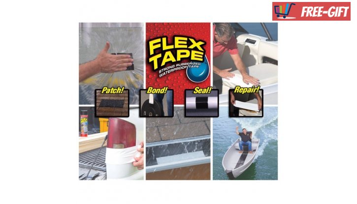 Здраво водоустойчиво тиксо Flexi Tape снимка #2