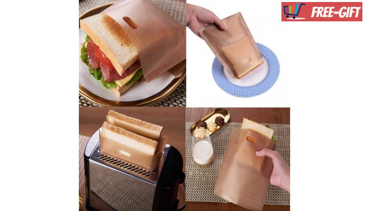 Термоустойчиви торбички за приготвяне на сандвичи снимка #2