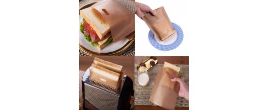 Термоустойчиви торбички за приготвяне на сандвичи снимка #2
