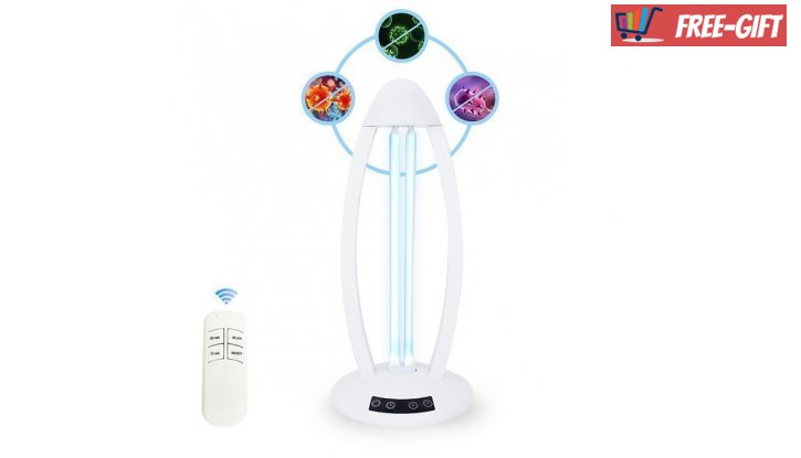 UV Sterilizer Ултравиолетова бактерицидна лампа с озон  38W, Дистанционно снимка #0