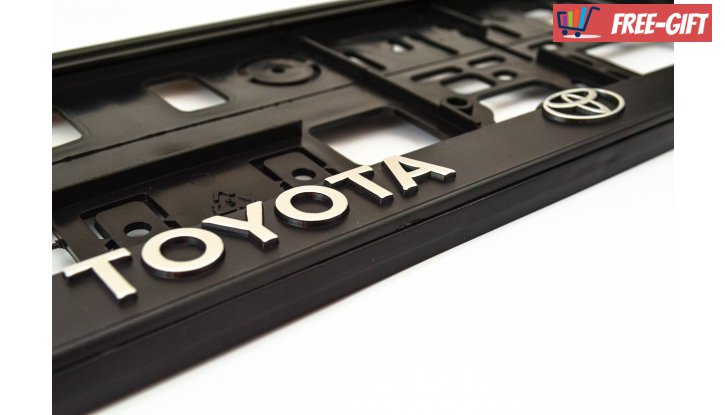 Рамки за номер на автомобил Toyota снимка #0