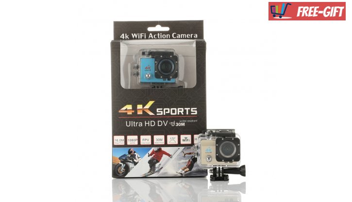 Спортна екшън камера 4K Ultra HD, WiFi снимка #2