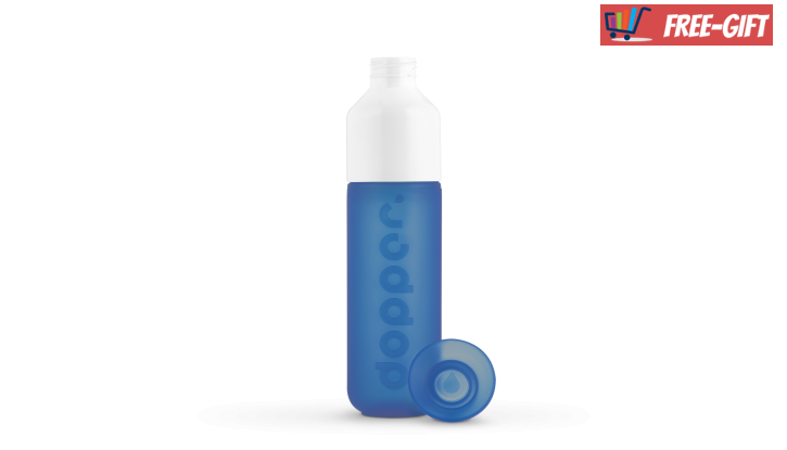 Тихоокеанско синьо – бутилка за вода Dopper 450 мл снимка #3
