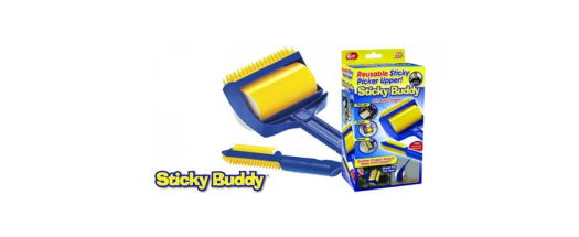 Sticky Buddy ролка за почистване на косми и мъх, многократна употреба снимка #1