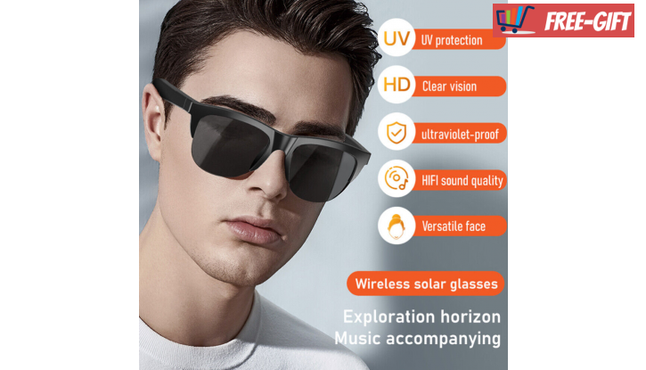 Слънчеви очила с вградени слушалки снимка #3