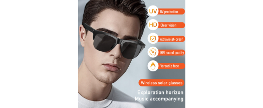 Слънчеви очила с вградени слушалки снимка #3
