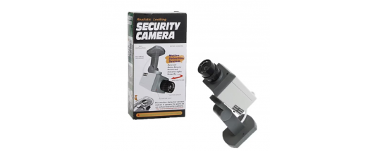 Фалшива охранителна камера с обектив и датчик за движение снимка #3