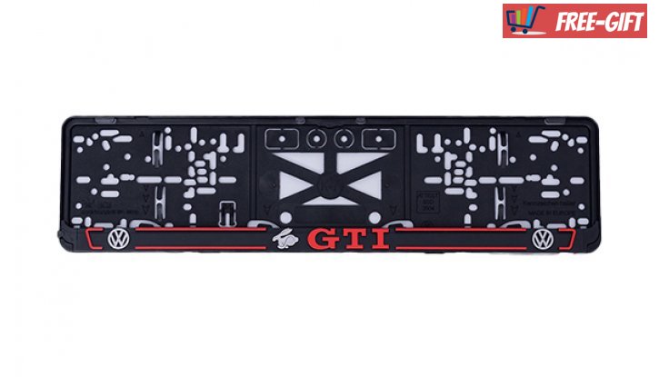 ПРОМО Комплект рамки за номер на автомобил GTi снимка #0